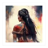 Powerful Warrior Back Woman #2 (Print Only) thumbnail