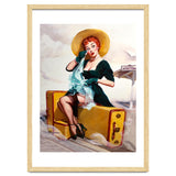 Pinup Sexy Girl Left At The Bus Station thumbnail