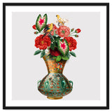 flower vase collage art thumbnail