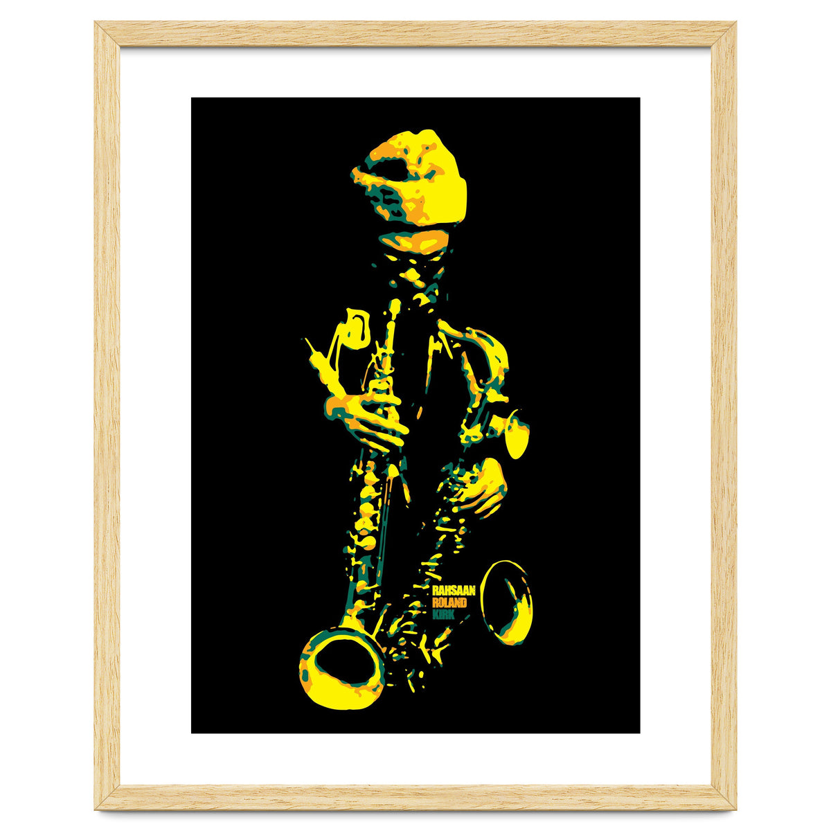 Rahsaan Roland Kirk in Pop Art