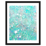 Blue Green Dreamy Marble, Minimal Abstract Pastel Graphic Design Eclectic Bohemian Painting Texture thumbnail