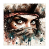 Watercolor Pirate Woman #1 (Print Only) thumbnail
