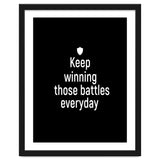 Keep winning those battles everyday thumbnail