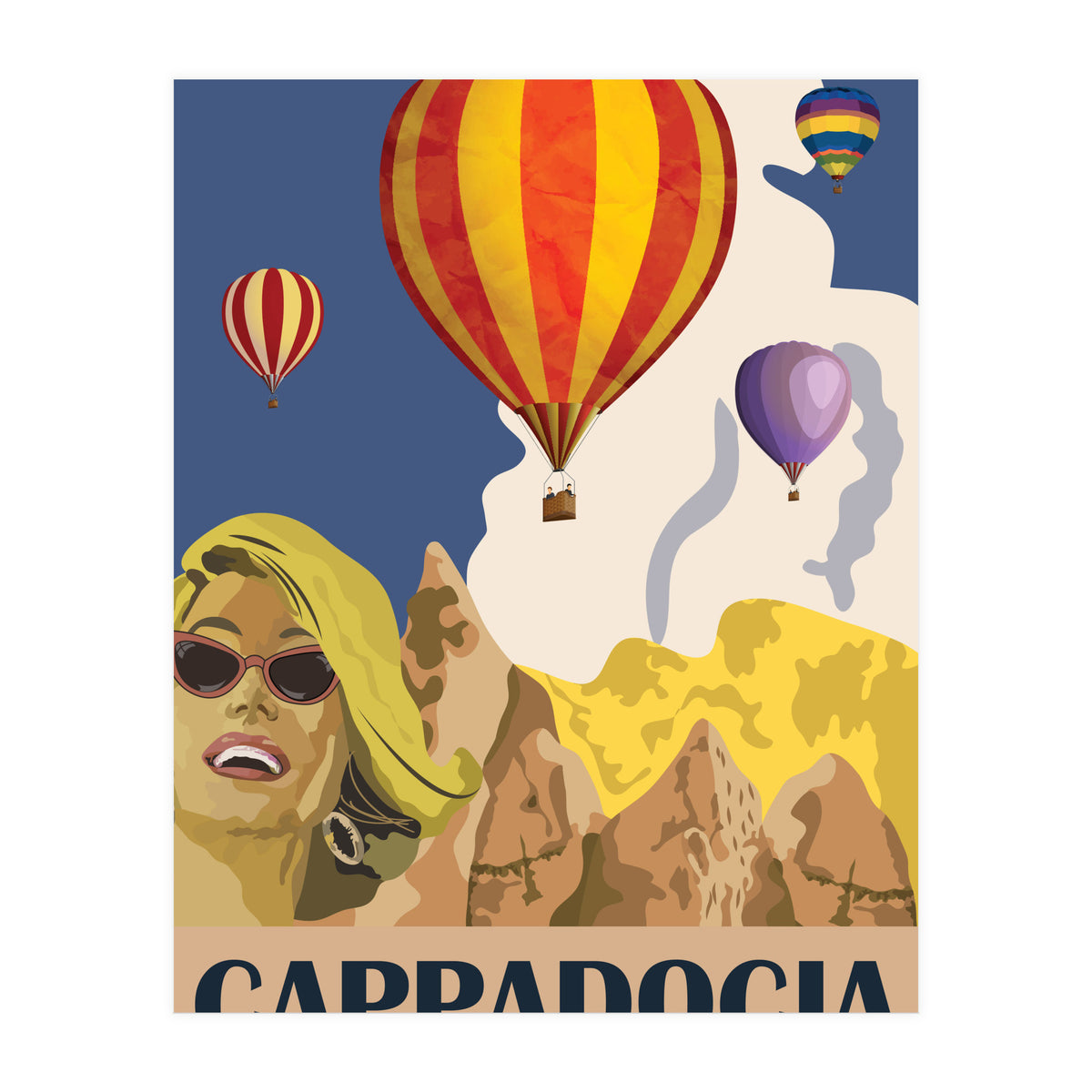 Cappadocia, Hot Air Balloons (Print Only)
