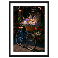 The Aesthetic of a Bicycle at a Flower Shop