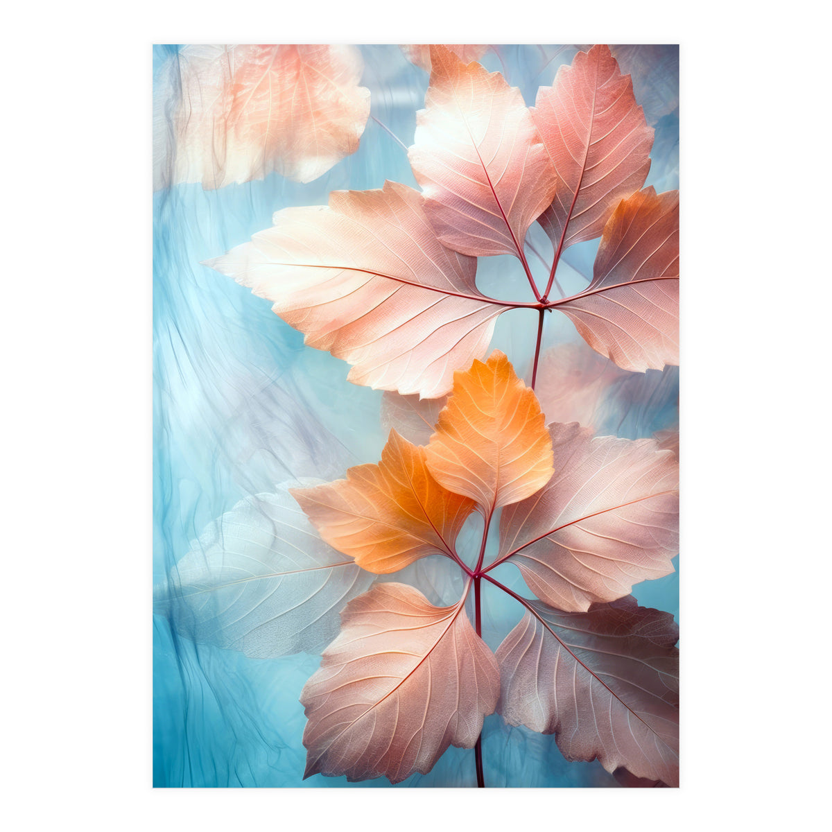 Winter leaves 1 (Print Only)