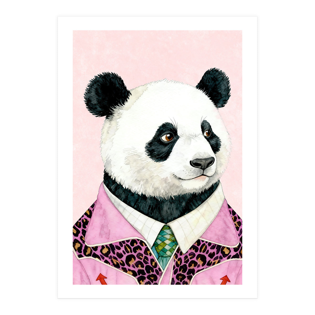 Panda Animal Fashion  (Print Only)