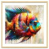 Colorful Tropical Fish Portrait thumbnail