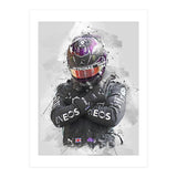 Lewis Hamilton F1 (Print Only) thumbnail