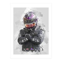 Lewis Hamilton F1 (Print Only)