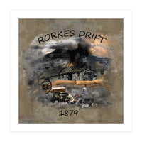 Rorkes Drift Battle 1879 (Print Only)