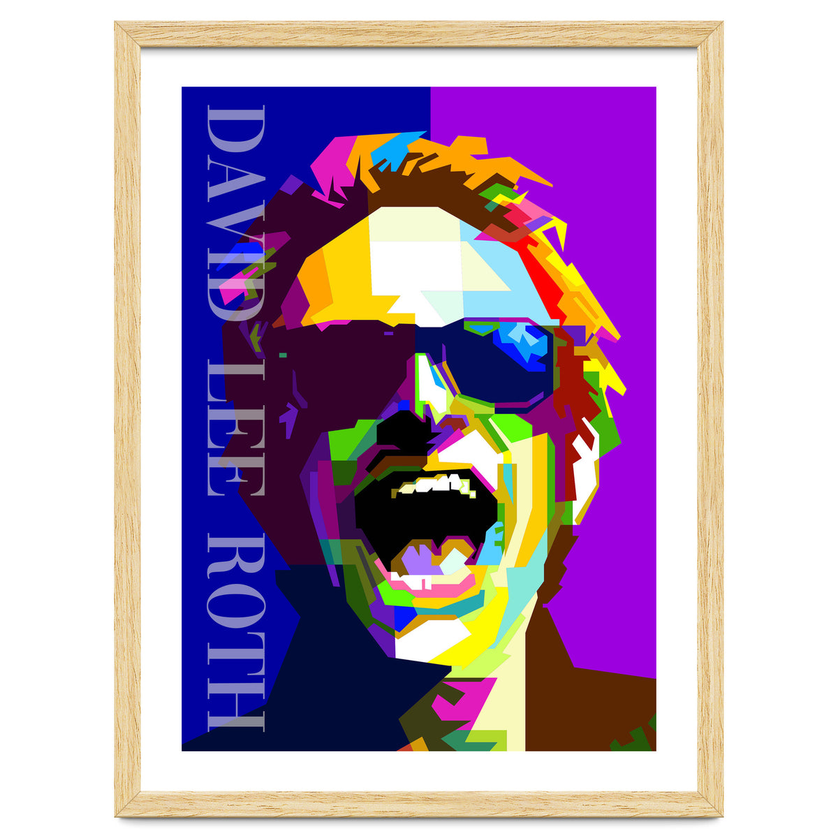 David Lee Roth Rock Singer Art WPAP