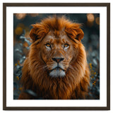 Majestic Lion Portrait Intense Gaze Wildlife thumbnail