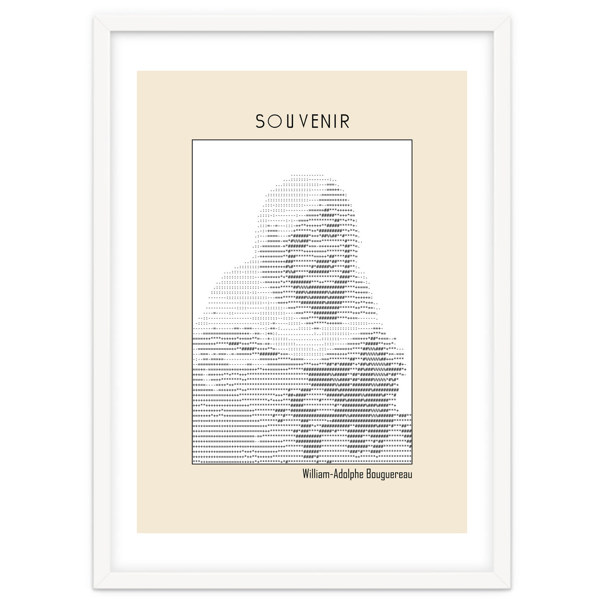 Souvenir – William Adolphe Bouguereau (1894) – Ascii Art