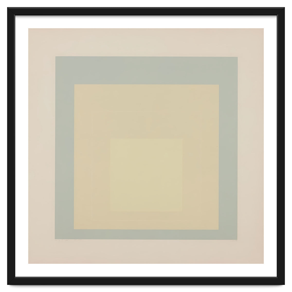 JOSEF ALBERS - HOMAGE TO THE SQUARE