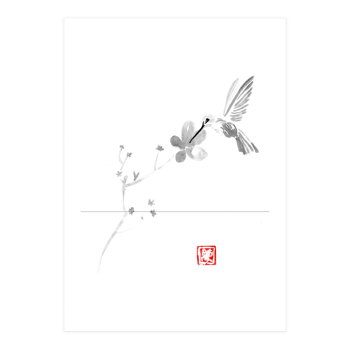 Salura And Bird (Print Only)