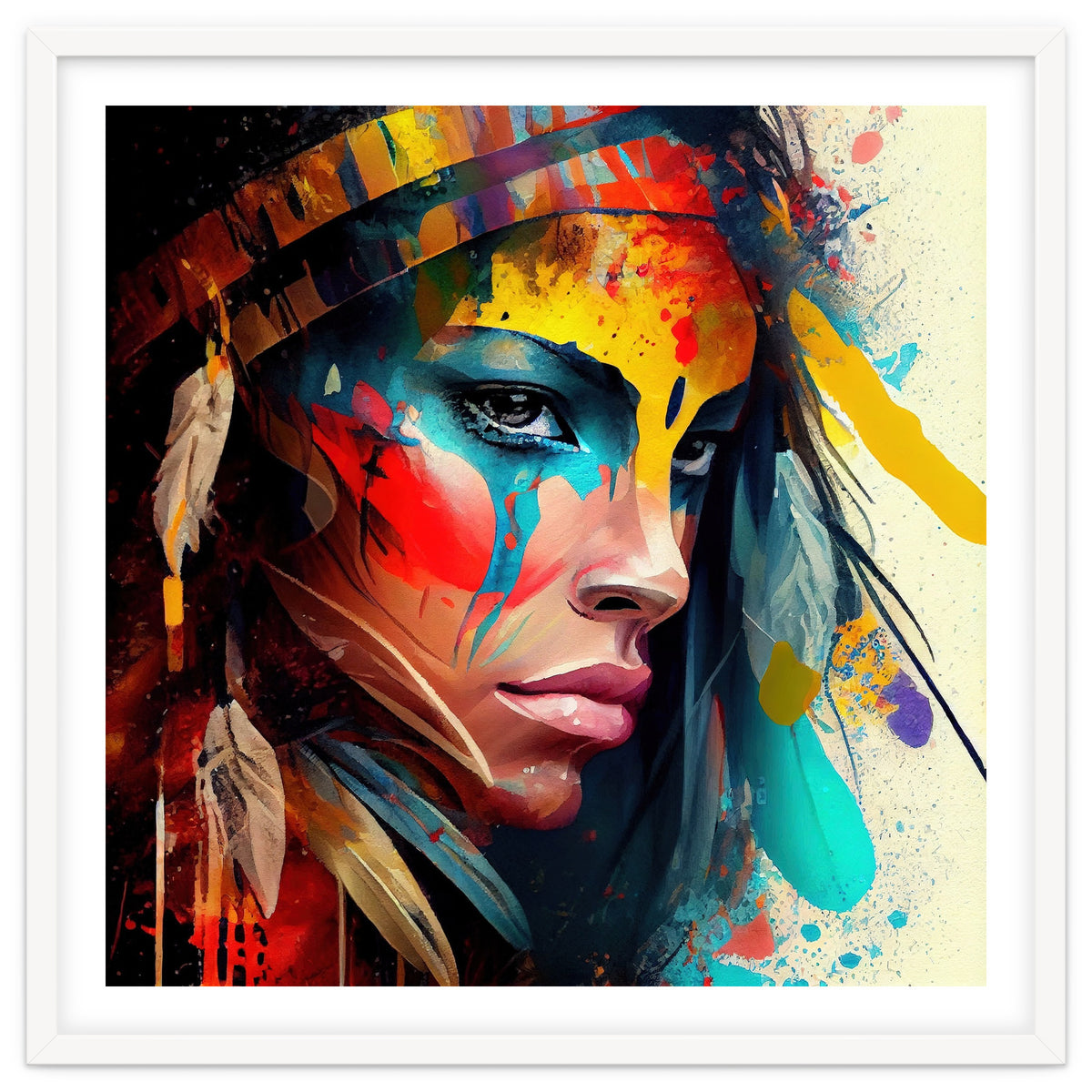 Powerful American Native Woman #5