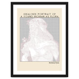 Idealised Portrait of a Young Woman as Flora – Bartolomeo Veneto (ascii art) thumbnail