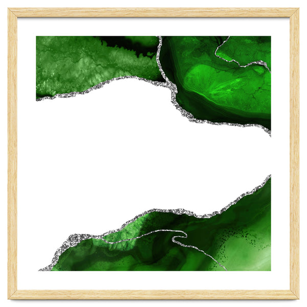 Green & Silver Agate Texture 11
