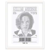 Receipt Art Gillian Anderson thumbnail