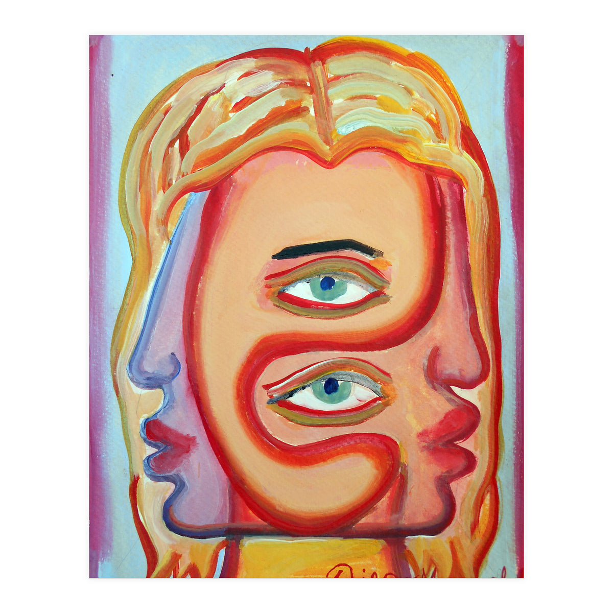 Cabeza De Mujer 10 (Print Only)