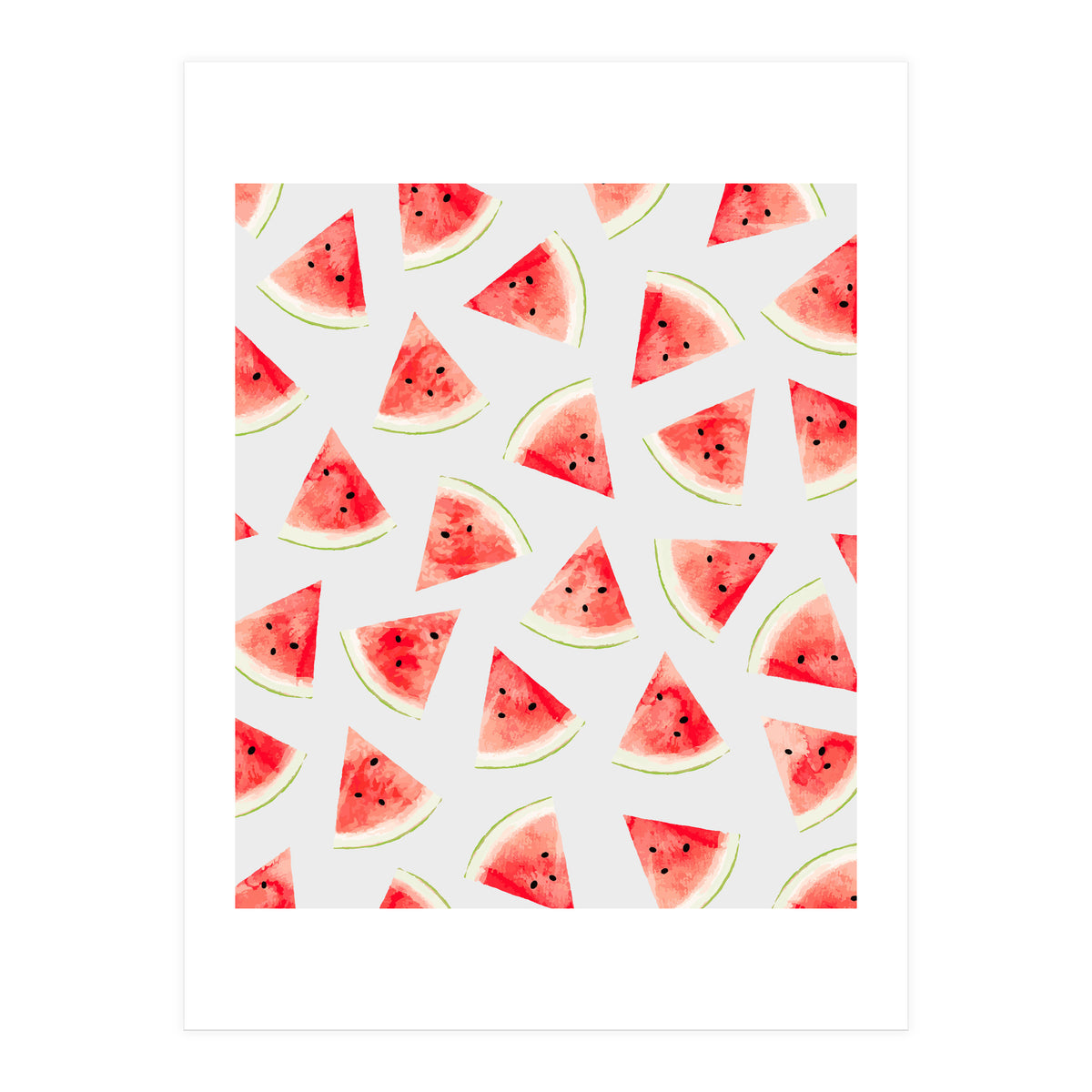 Watercolor Watermelon Pattern (Print Only)