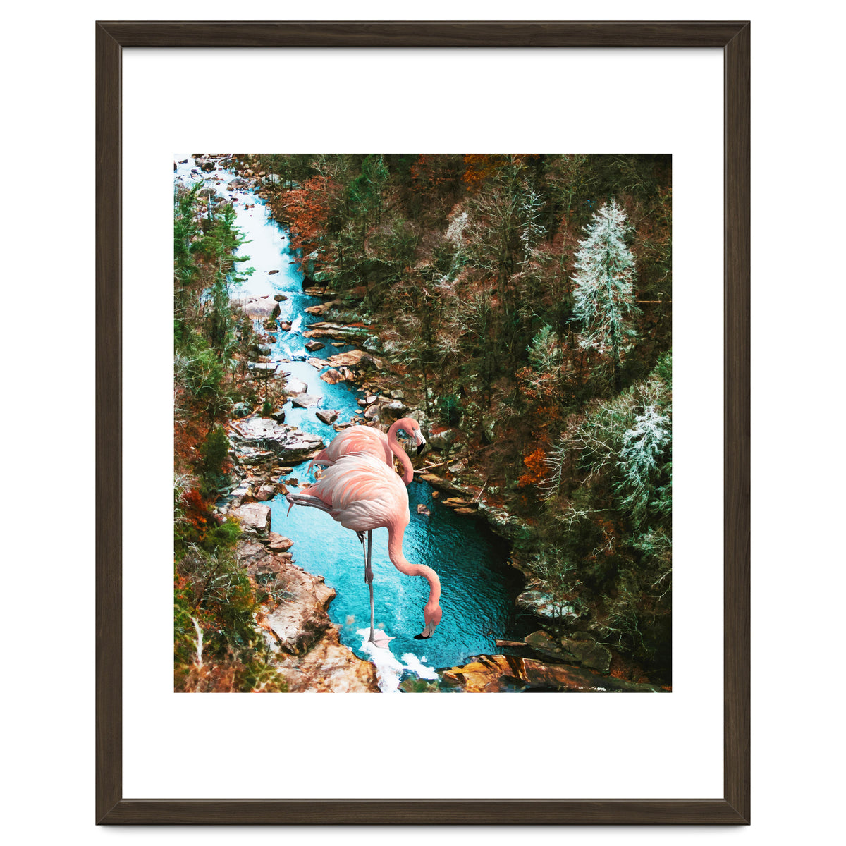 Flamingo Forest #society6 #decor #buyart
