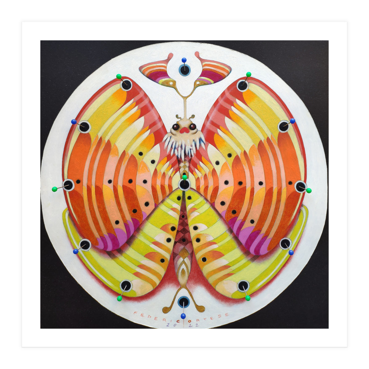 Clock butterfly (Print Only)