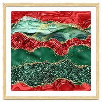 Christmas Glitter Agate Texture 05