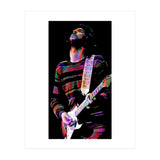Eric Clapton American Rock and Blues Guitarist in Colorful (Print Only) thumbnail