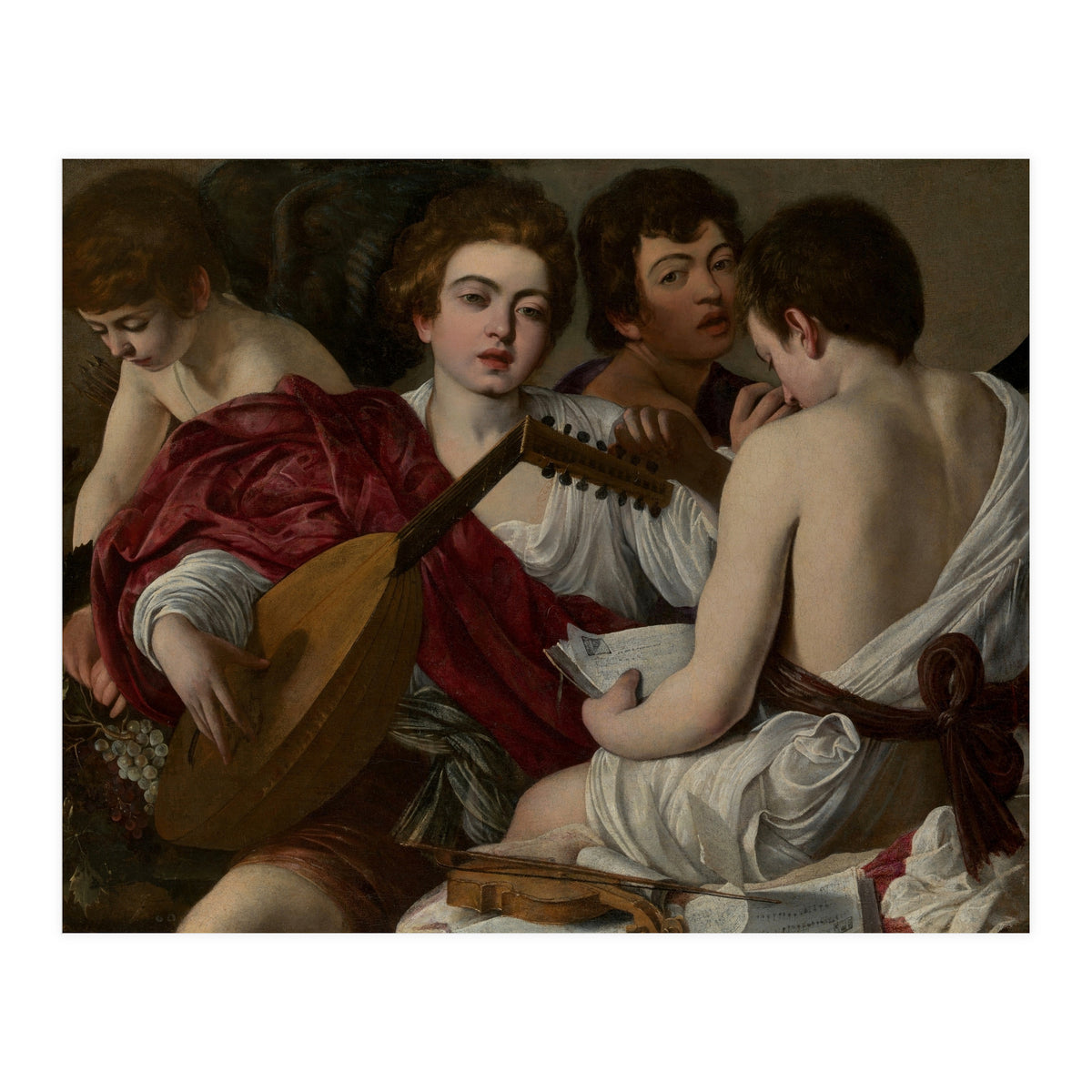 Caravaggio – The Musicians (c.1595) (Print Only)