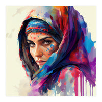 Vivid Veil Side Portrait (Print Only)