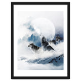 Winter Wolves, Wildlife Wolf Wild Dogs, Snow Full Moon Animals Photography Love Digital thumbnail