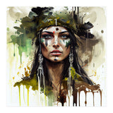 Ceremonial Druid Warrior Portrait (Print Only) thumbnail