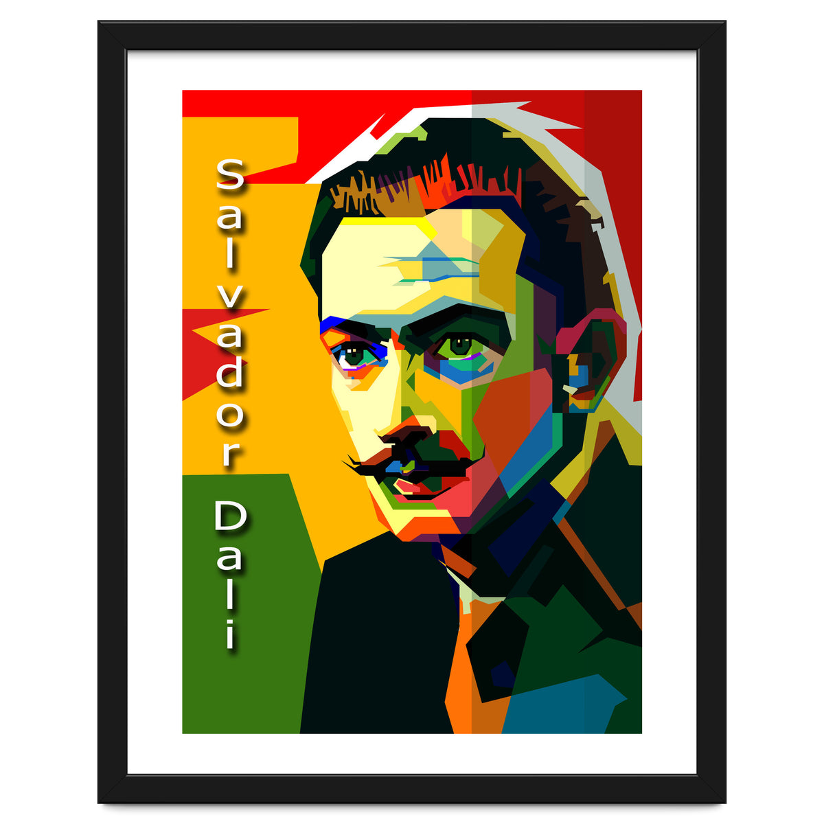 Salvador Dali Maestro Painting In Pop Art WPAP