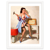 Hot Pinup Girl With A Hammer thumbnail