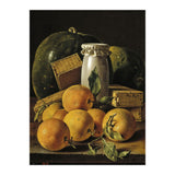 Luis Egidio Meléndez / 'Still Life of Oranges, Watermelon, a Pot, and Boxes of Cake', ca.  1760. (Print Only) thumbnail