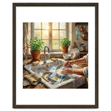 Cozy Kitchen Oil Painting thumbnail