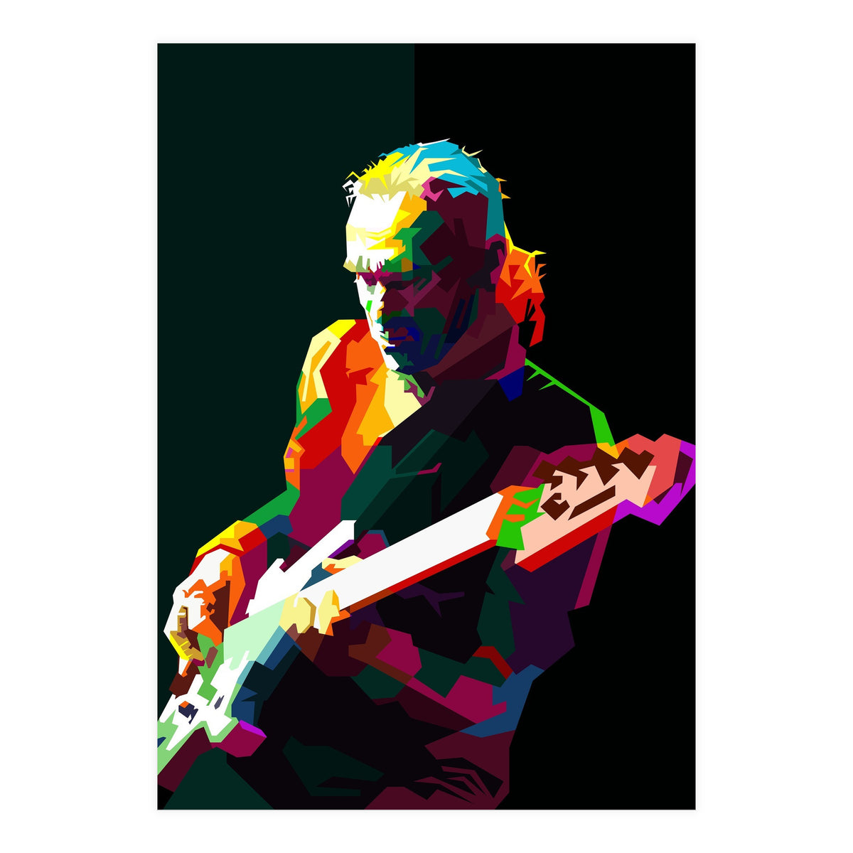Billy Sheehan Pop Art WPAP (Print Only)