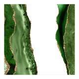 Green & Gold Agate Texture 20  (Print Only) thumbnail