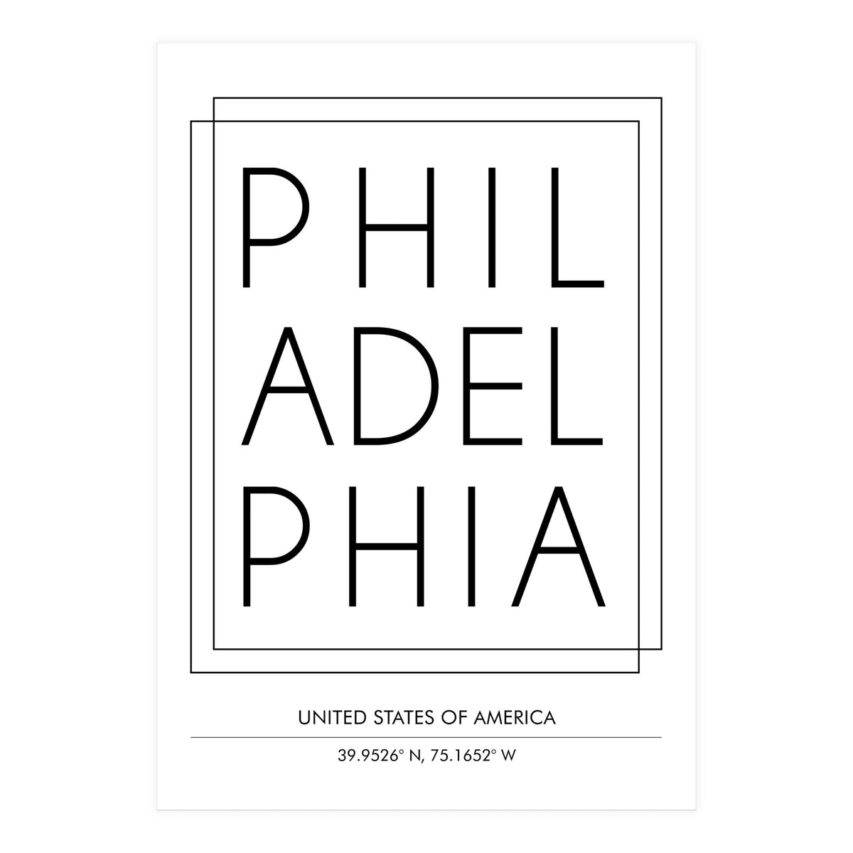 Philadelphia (Print Only)