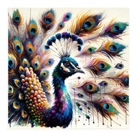 Peacock Feather Splendor (Print Only)