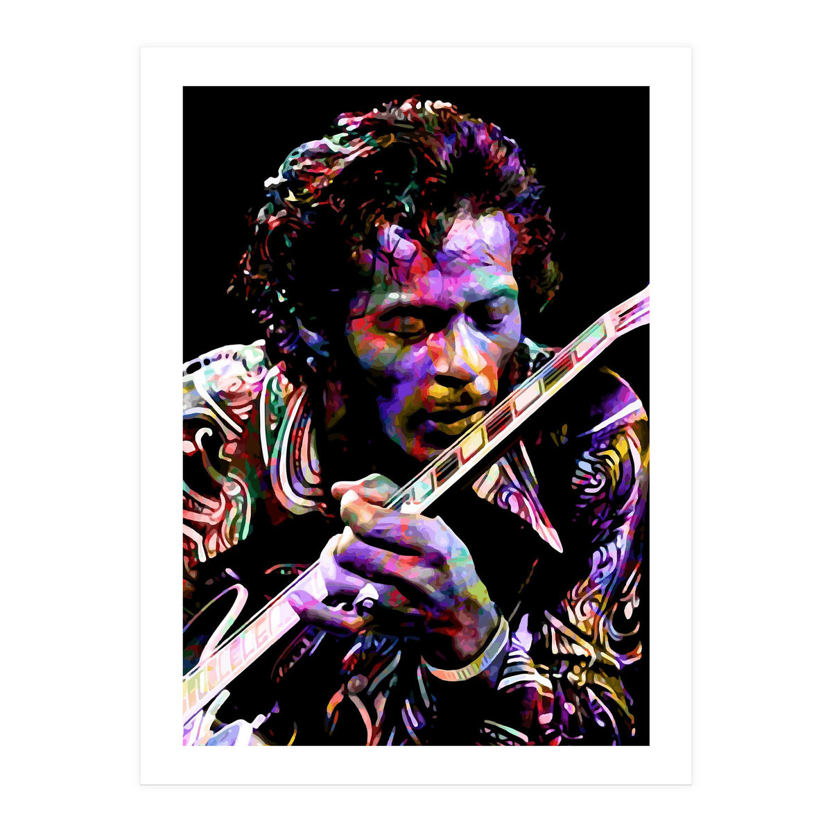 Chuck Berry Rock Guitarist Legend (Print Only)