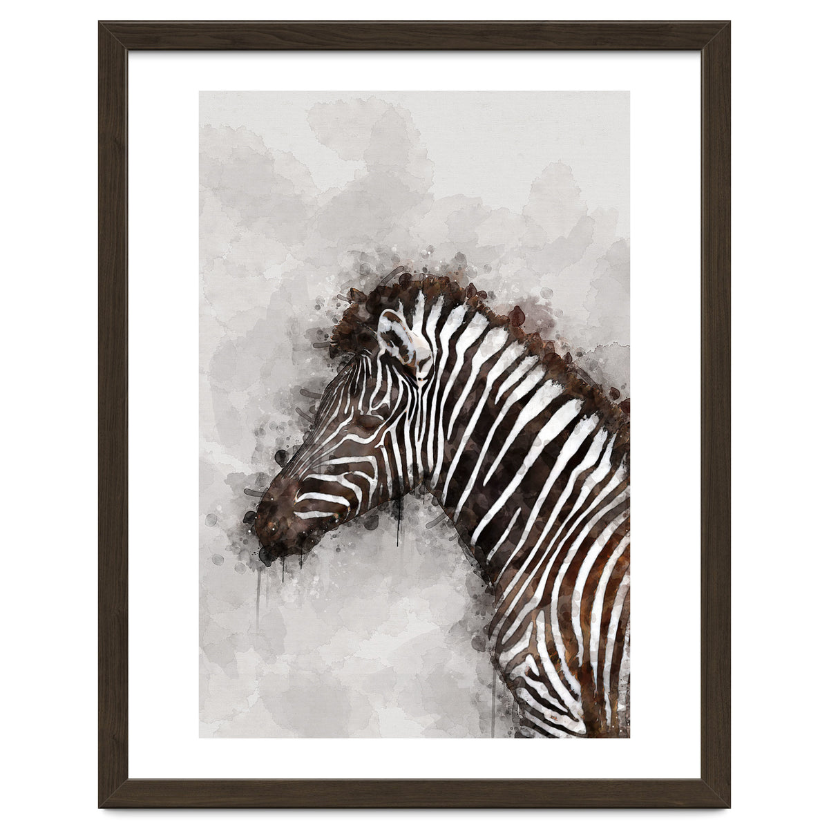 Zebra Watercolor