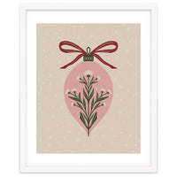 Christmas Floral Globe