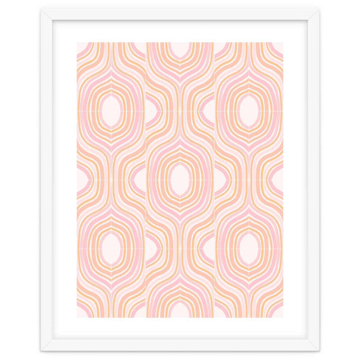 Peachy Marbled Tiles