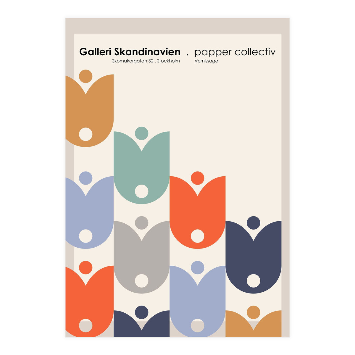 Stockholm Galleri Skandinavien Art Exhibition Poster (Print Only)