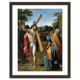 Annibale Carracci / 'Domine, quo vadis?', c. 1602, Oil on panel, 77.4 x 56.3cm. AGOSTINO CARRACCI. thumbnail