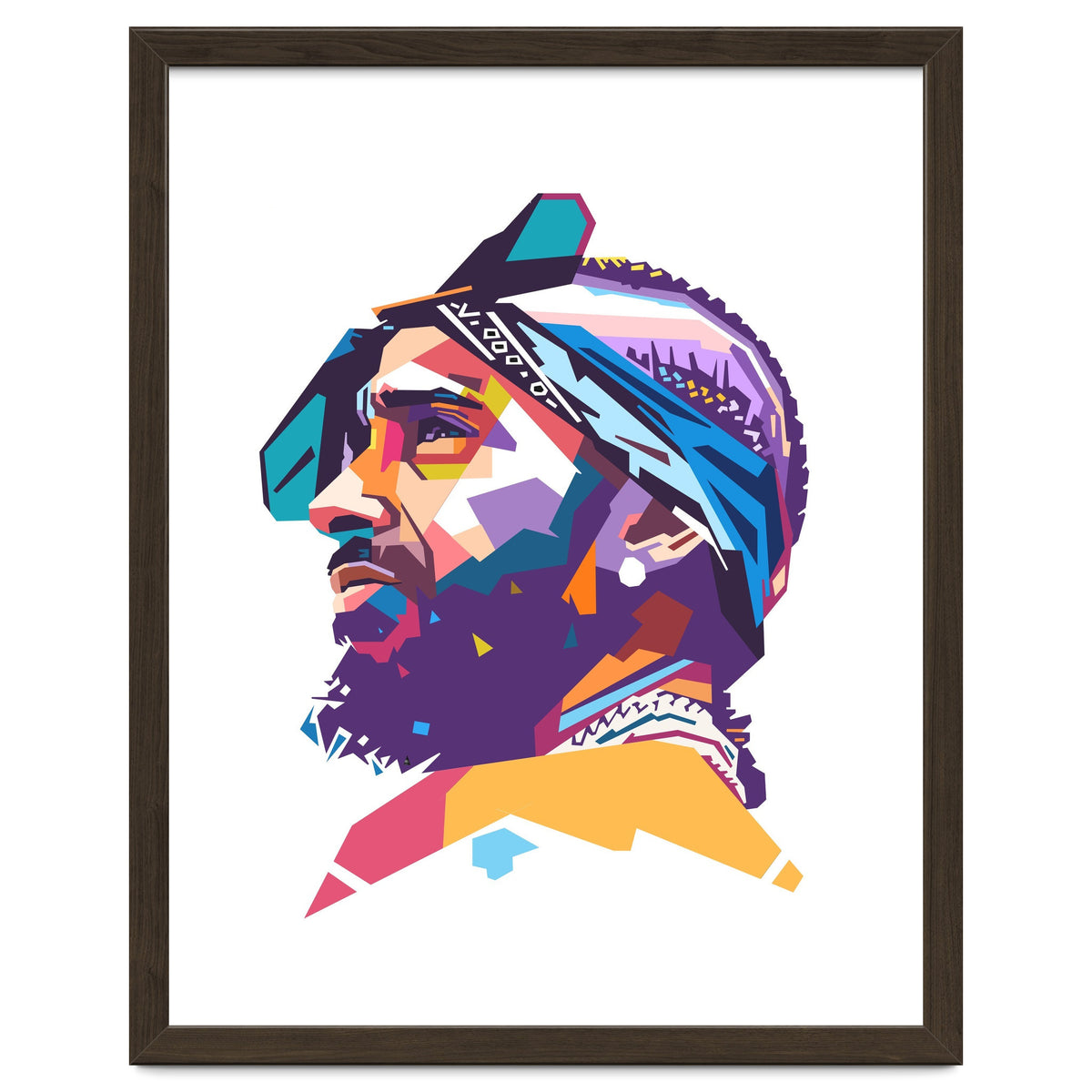 Nipsey Hussle pop art portrait