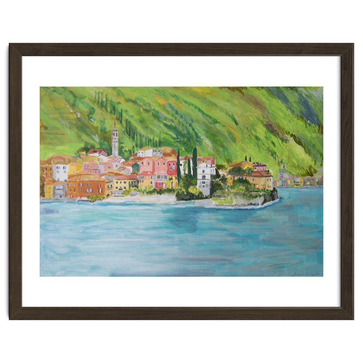 View Across The Lake To Varenna